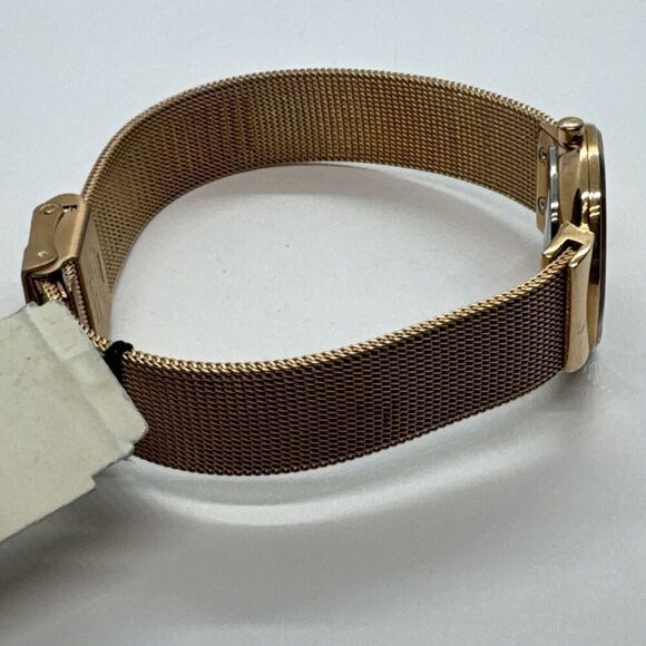 Skagen Freja 358SRRD Women Rose-Tone Steel Mesh Analog Dial Quartz Watch JNA581 main image 6